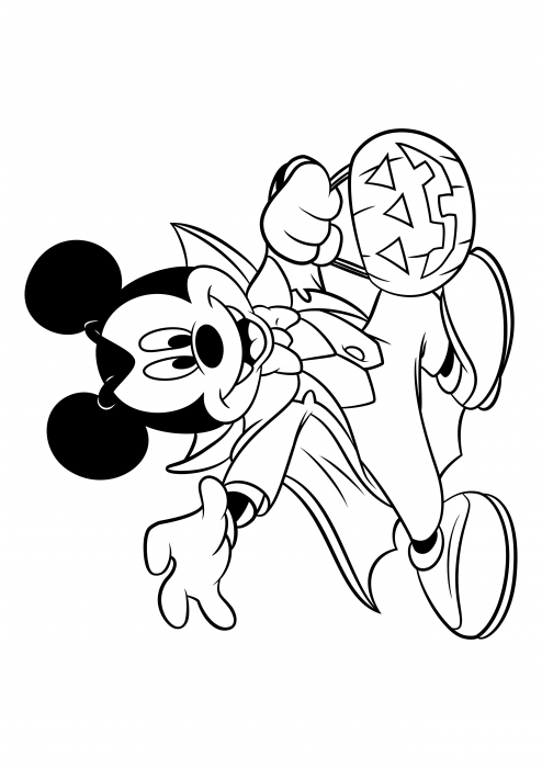 Mickey Mouse Vampiro - Halloween