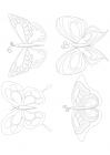 Patterned butterflies 3