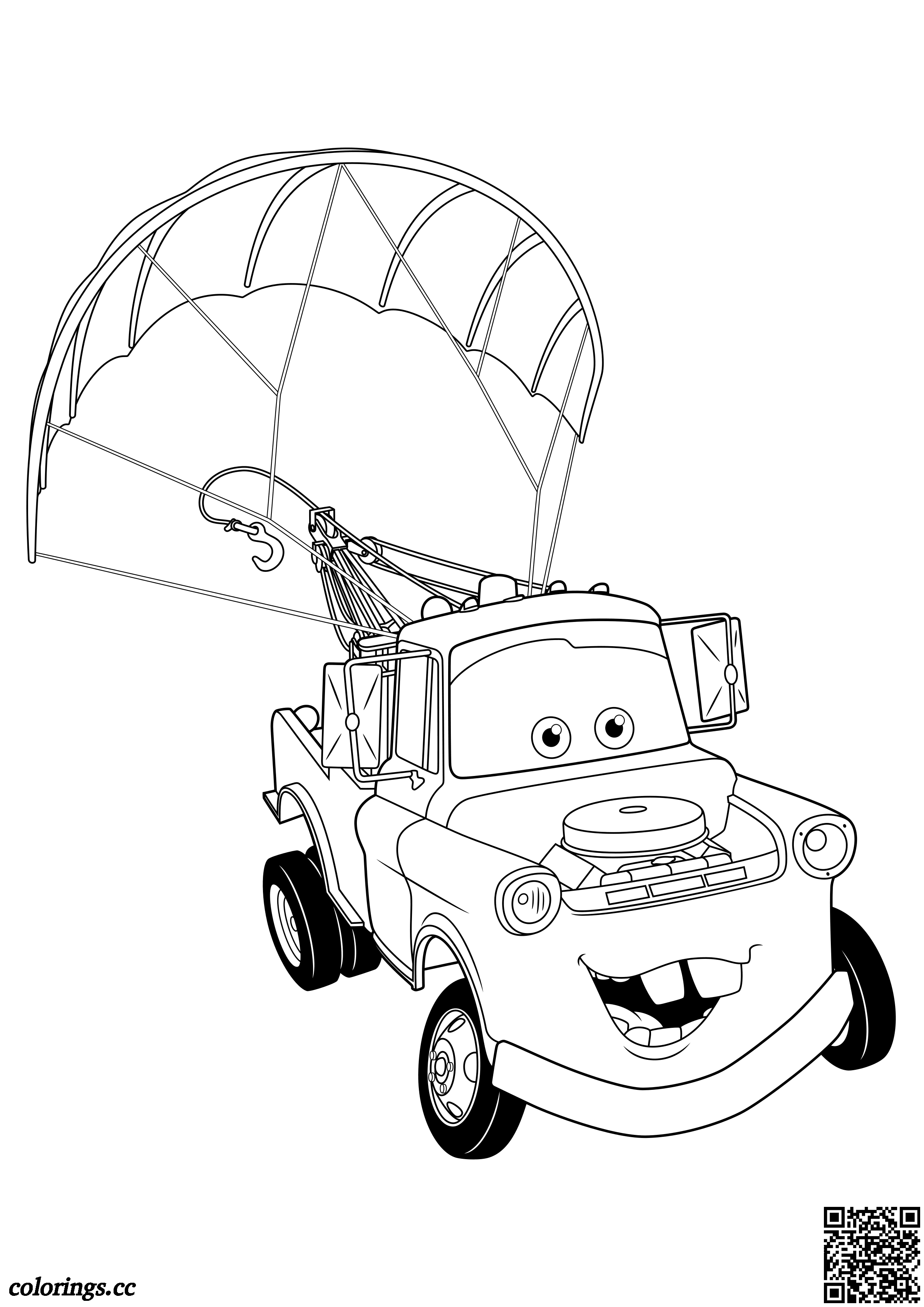 Master with a parachute coloring pages, cars 20 coloring pages ...