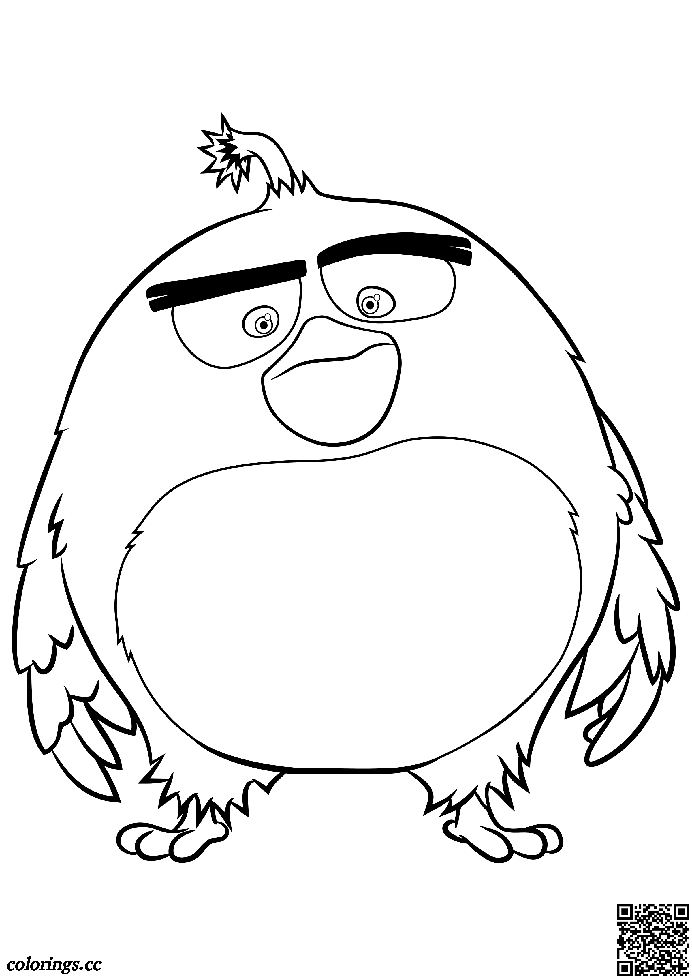 Bomb coloring pages, Angry Birds in the movies coloring pages ...