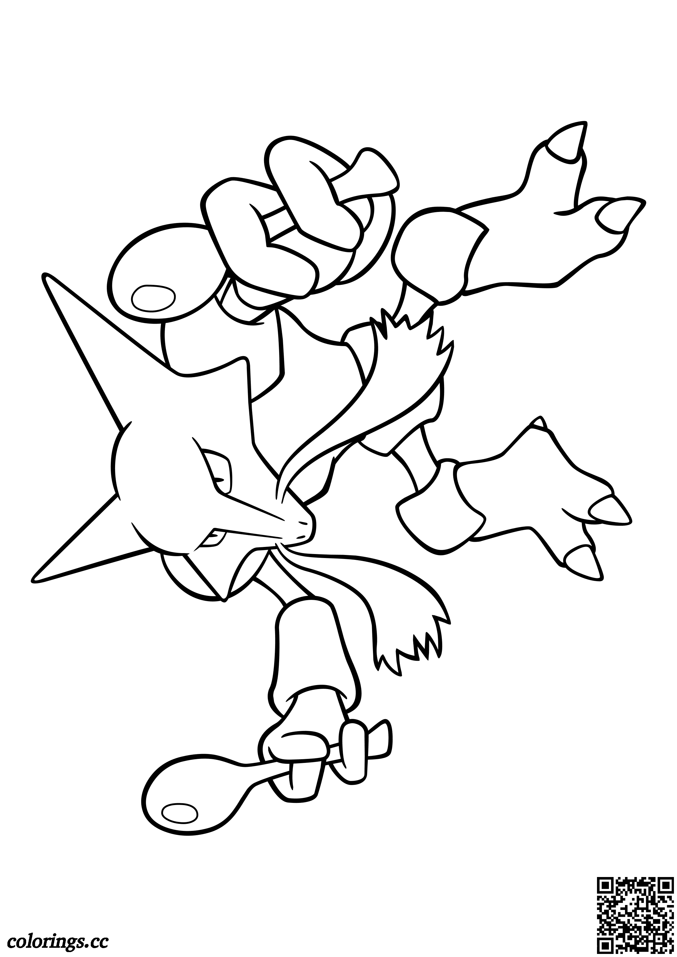 pokemon para colorir 405 –  – Desenhos para Colorir