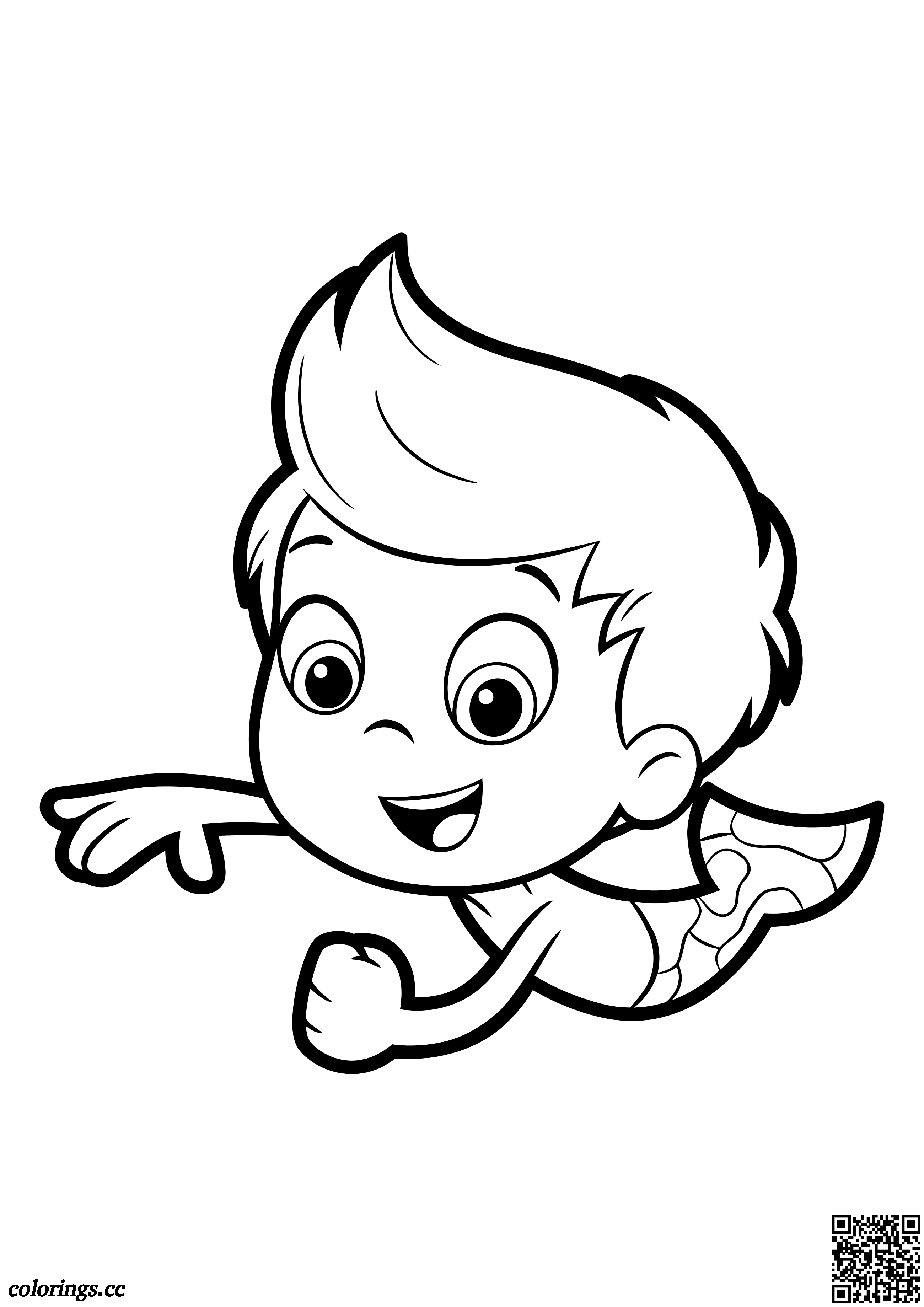 printable gil coloring pages bubble guppies