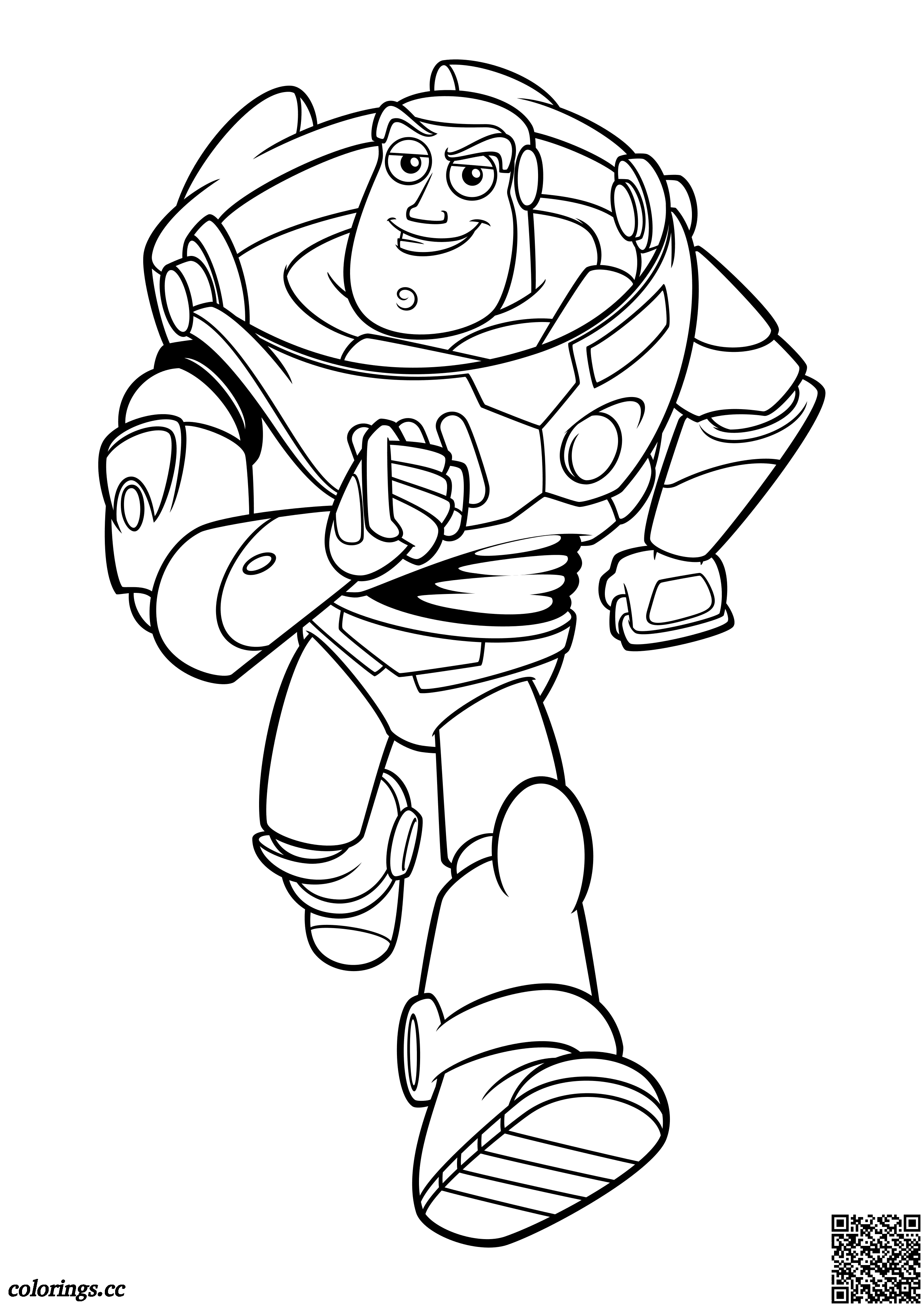 Buzz Lightyear Coloring Pages For Kids