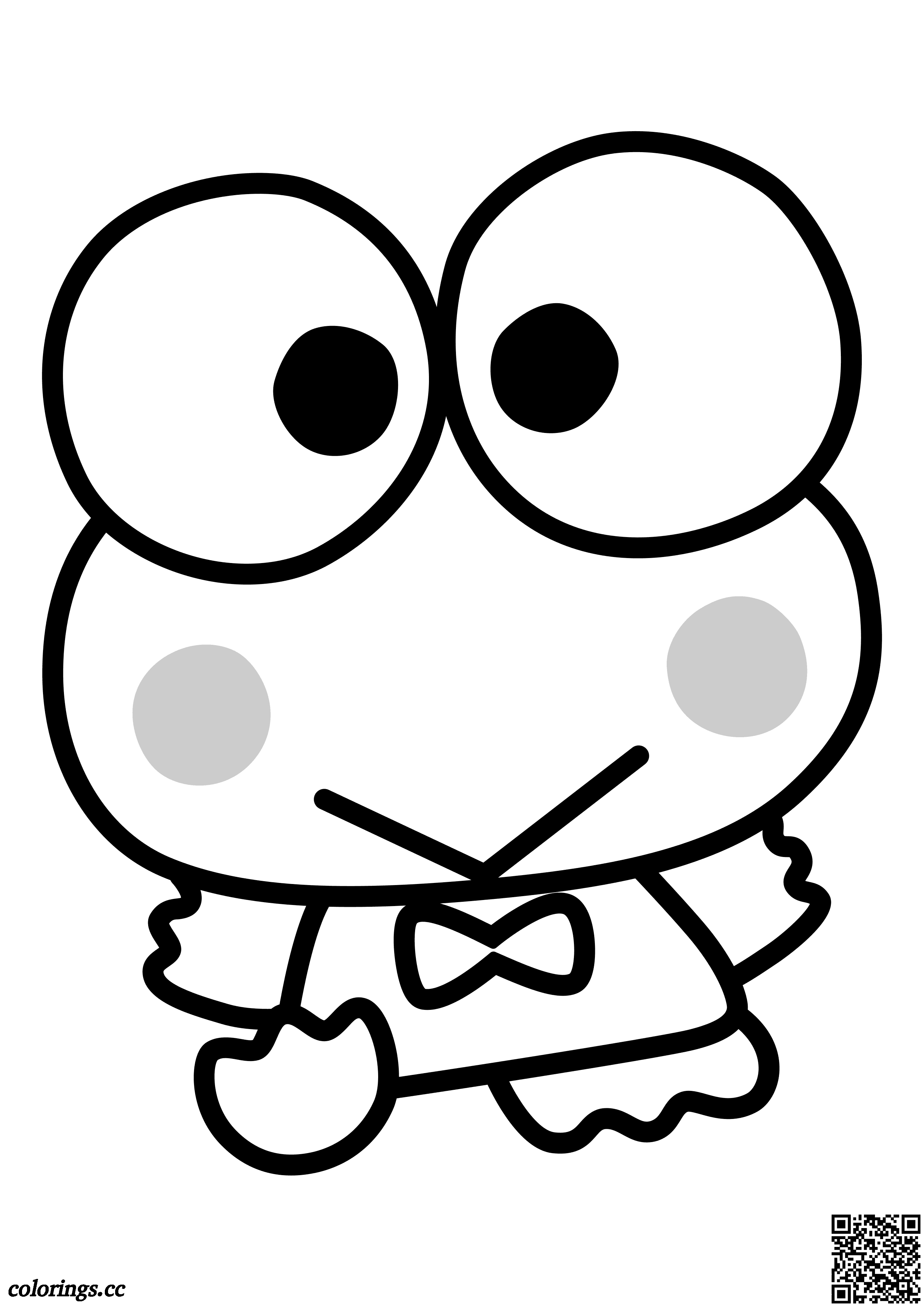 Keroppi coloring pages, Hello Kitty coloring pages - Colorings.cc
