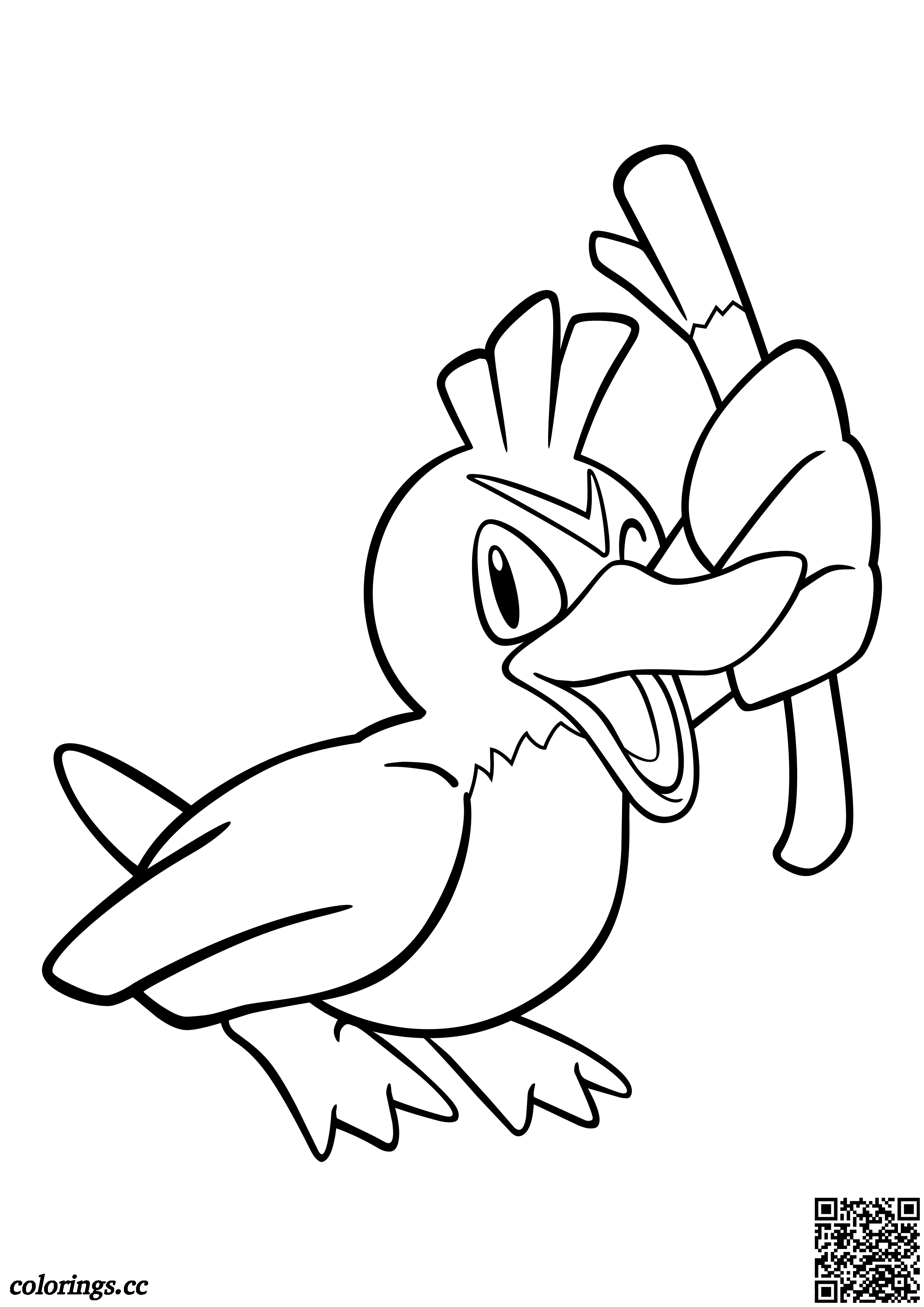 farfetchd coloring page online pokemon