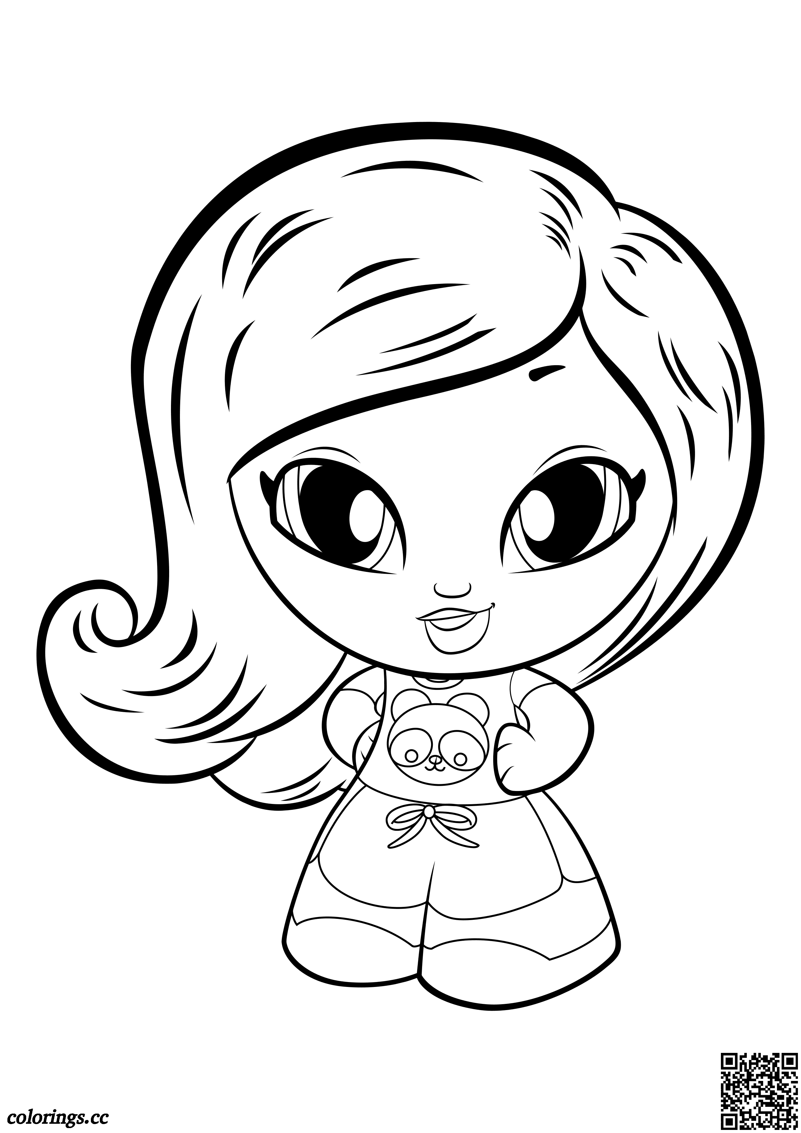 Zhen Zhen coloring pages, Dolls Gift Ems coloring pages - Colorings.cc