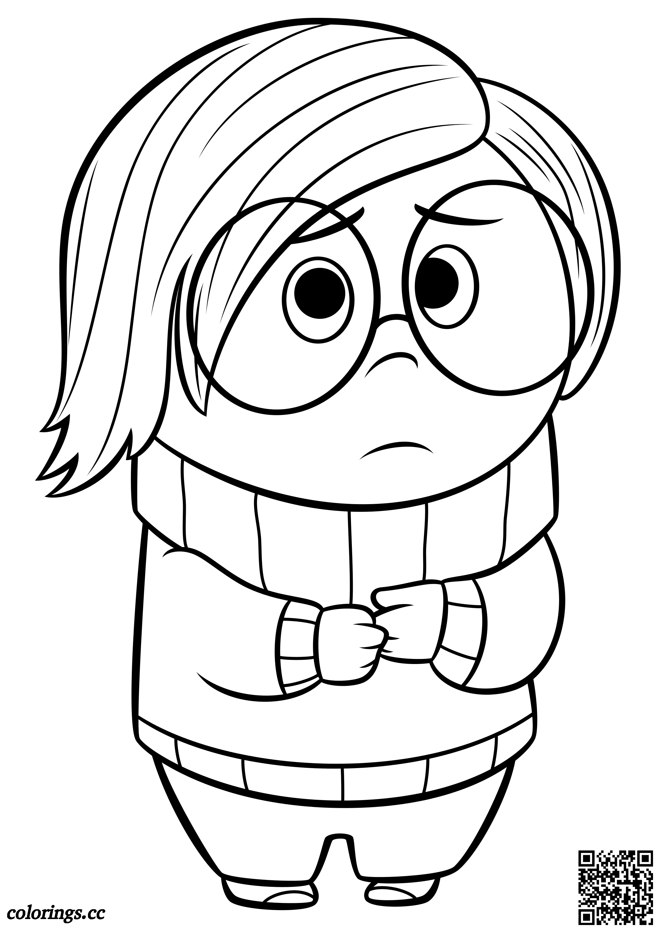 Sadness coloring pages, Puzzle coloring pages   Colorings.cc