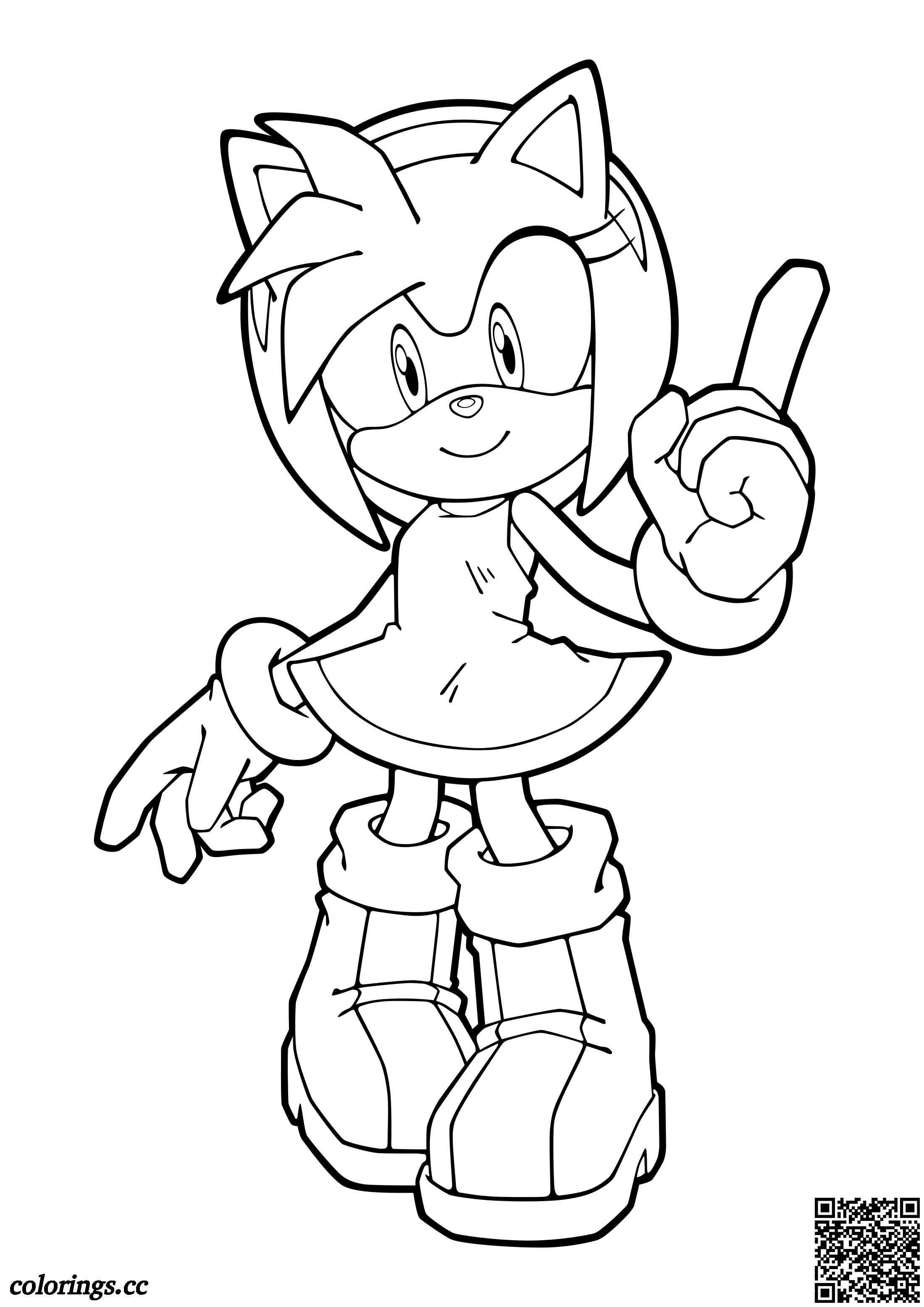 44 Amy Sonic Para Colorear Info | Images and Photos finder