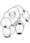 Baymax in a combat suit