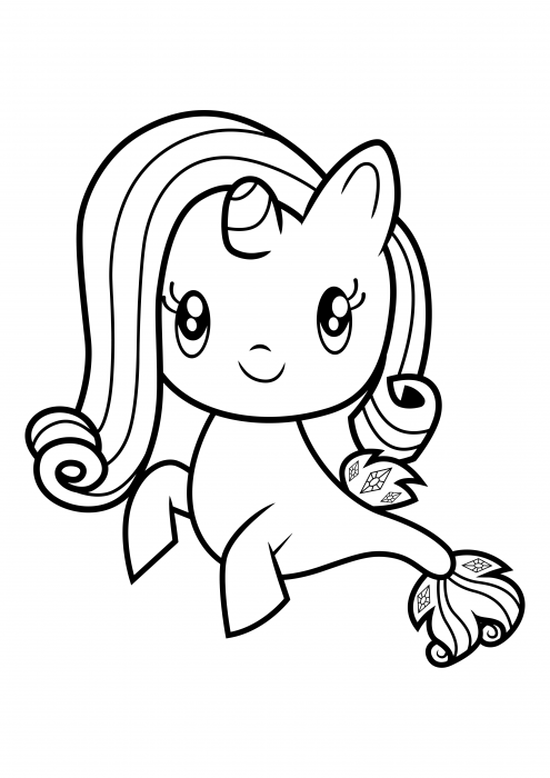 Sea Little Pony Rarity Coloring Pages My Little Pony Coloring Pages Colorings Cc