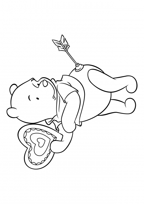 Winnie the Pooh fangede pilen