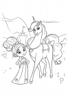 Princess Nella and Trinket the Unicorn