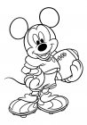Mickey Mouse is an American football player