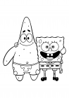 Patrick Star och SpongeBob är bästa vänner