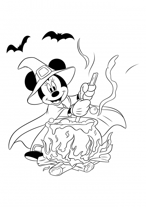 Minnie and the Cauldron - Halloween