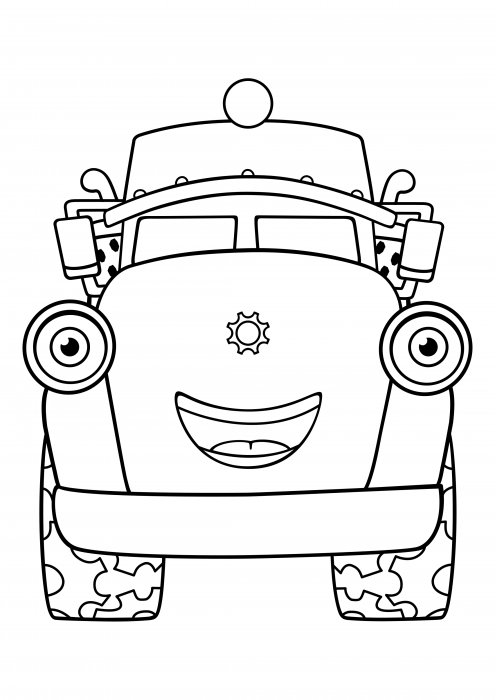 Friendly Jack coloring pages, Truck City coloring pages - Colorings.cc