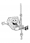 SpongeBob on the rope