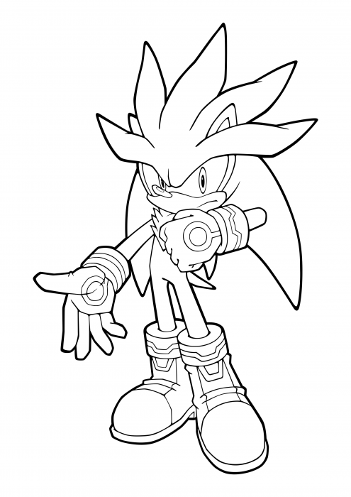 Silver the Hedgehog kan zweven
