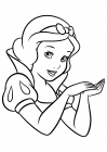 Snow White claps her hands