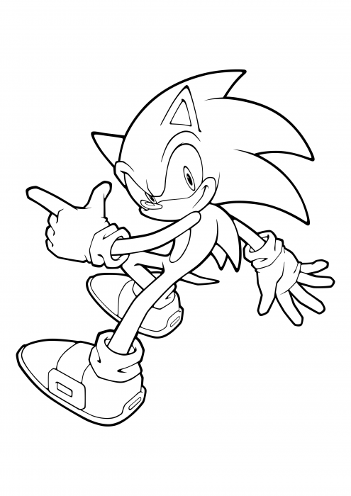 Sonic the Hedgehog - непоседа