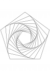 Pentagonal spiral