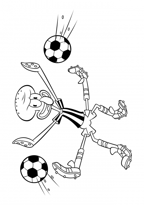 Squidward Tentacles - football player
