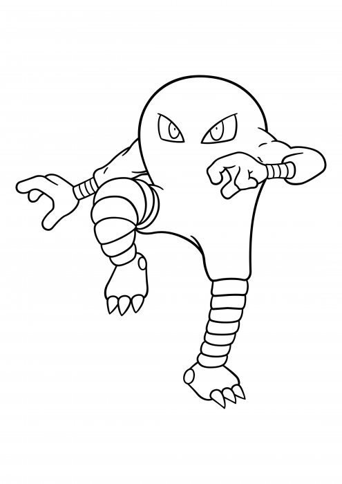 Hitmonlee  Imagens de pokemon, Pokemon, Desenhos