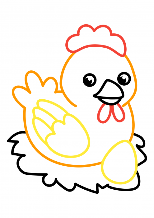 Pollo con testículo