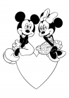 Mickey and Minnie for Valentine's Day