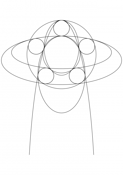 Cônicas tangentes a cinco círculos