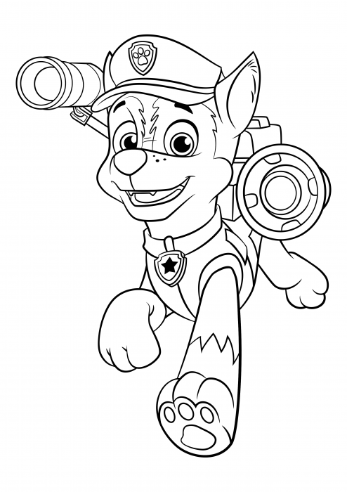 Chase Coloring Pages Paw Patrol Coloring Pages Colorings Cc