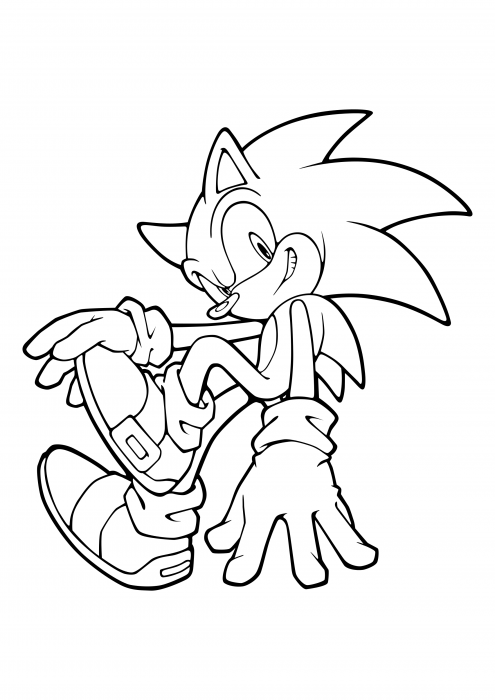 Ongeduldige Sonic the Hedgehog