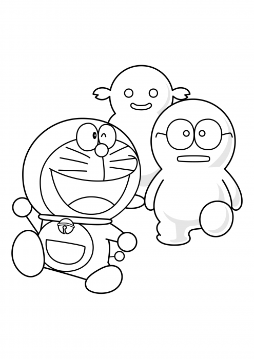 Doraemon mit Geistern