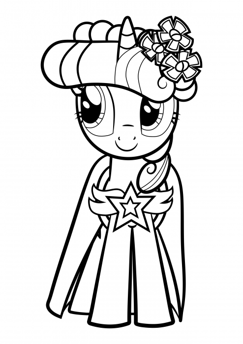 72 My Little Pony Coloring Pages Princess Twilight Sparkle Best