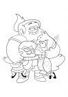 Grenda embraces Candy Chiu and Mabel