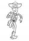 Woody is running