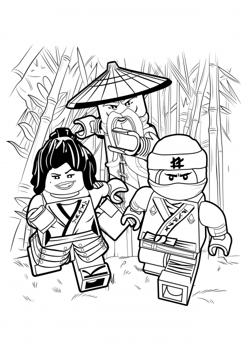 Nya, Master Wu και Lloyd