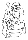 Hedgehog and Santa Claus