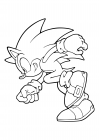 Sonic the Hedgehog began to run