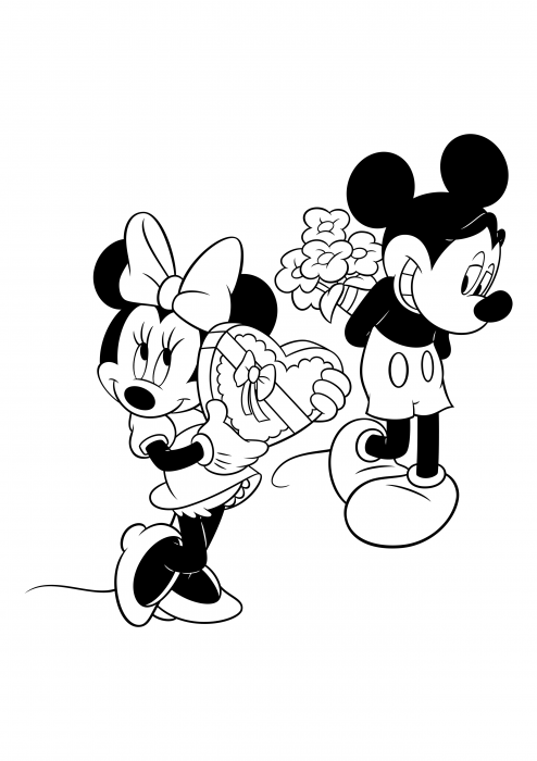 Valentine's Day - Mickey and Minnie