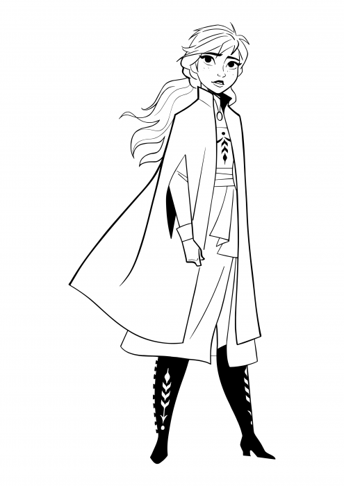 Coloring Page - Resolute Anna