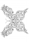 Mønstret sommerfugl 1