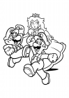 Mario, Luigi and Princess Peach