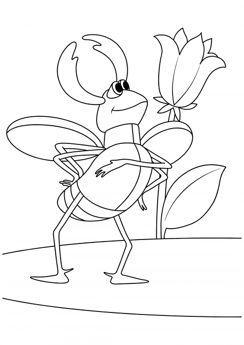 Le scarabée qui a sauvé Thumbelina