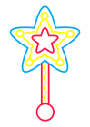 Magic wand - star