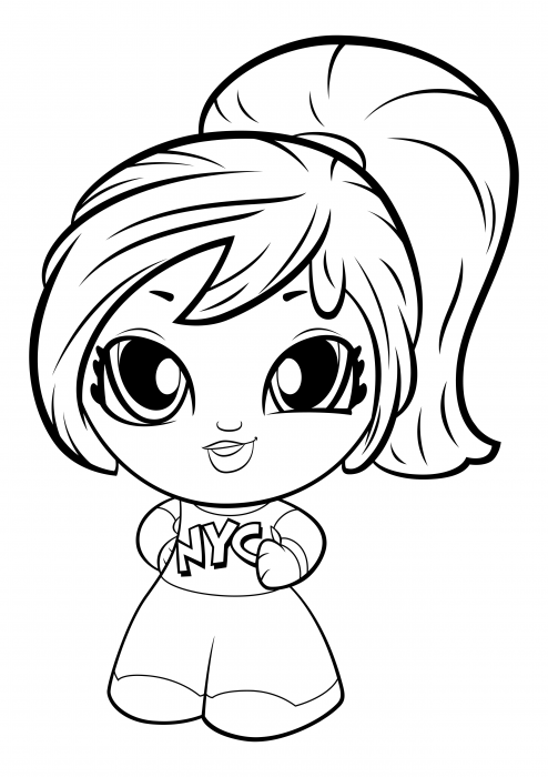 Sarah Soho coloring pages, Dolls Gift Ems coloring pages - Colorings.cc