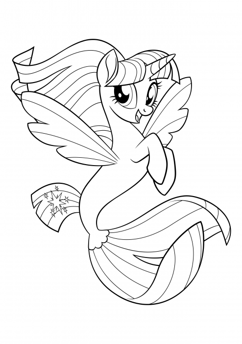 Twilight Sparkle - sea pony