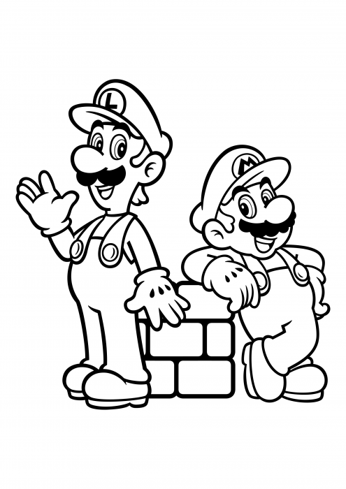 Luigi en Mario