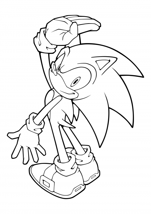 El gesto de despedida de Sonic
