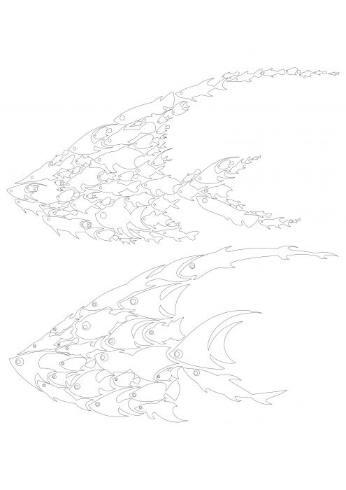 Patterned fish